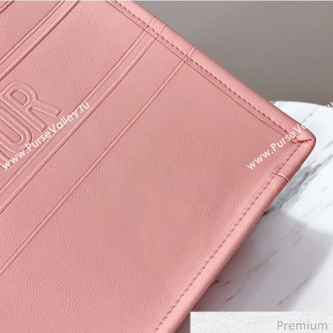 Dior Small Book Tote in Pink Calfskin 2020 (XXG-20071017)