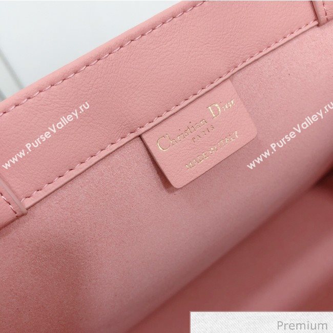 Dior Small Book Tote in Pink Calfskin 2020 (XXG-20071017)
