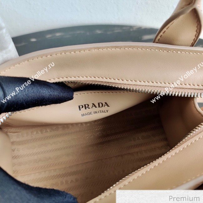 Prada Saffiano Leather Top Handle Bag 1BA269 Beige 2020 (YZ-20071029)