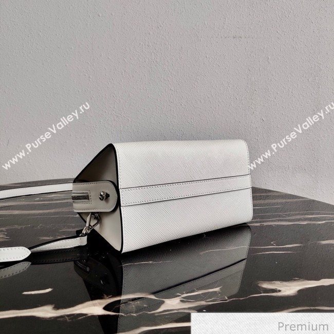 Prada Saffiano Leather Top Handle Bag 1BA269 White 2020 (YZ-20071030)