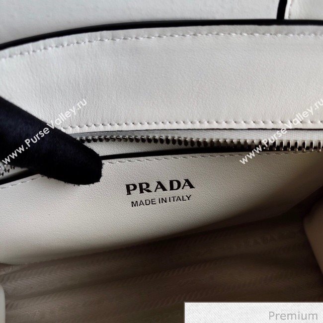 Prada Saffiano Leather Top Handle Bag 1BA269 White 2020 (YZ-20071030)