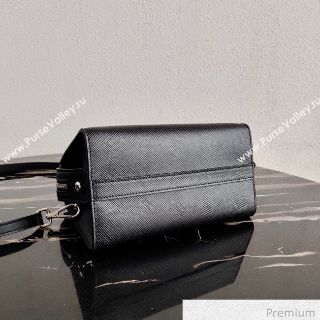 Prada Saffiano Leather Top Handle Bag 1BA269 Black 2020 (YZ-20071031)