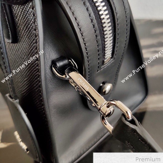Prada Saffiano Leather Top Handle Bag 1BA269 Black 2020 (YZ-20071031)