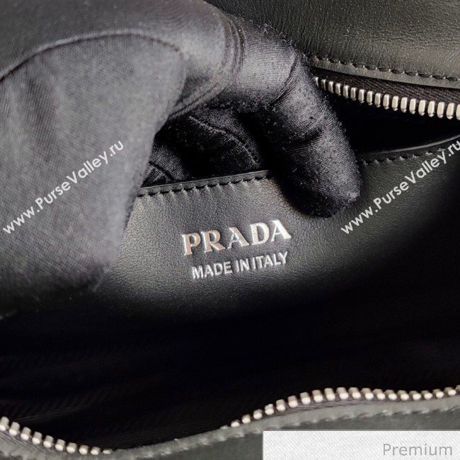 Prada Saffiano Leather Top Handle Bag 1BA269 Black 2020 (YZ-20071031)