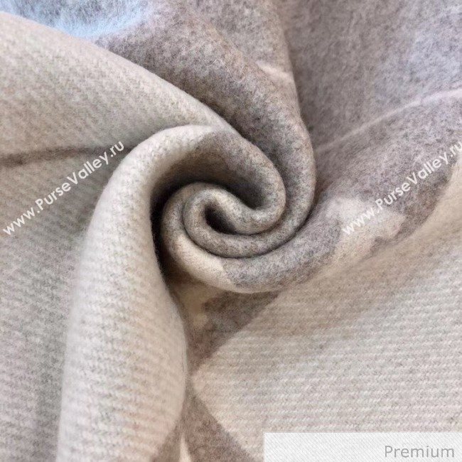 Herems Wool & Cashmere Avalon III Throw Blanket Light Grey 2020 (WTZ-20070762)