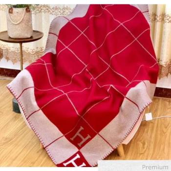 Herems Wool & Cashmere Avalon III Throw Blanket Red 2020 (WTZ-20070763)