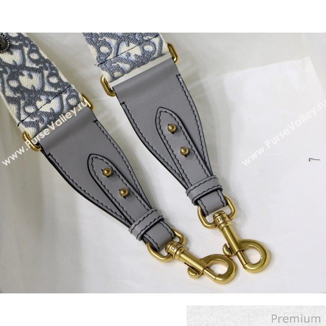 Dior Camouflage Embroidered Shoulder Strap Grey 2020 (XXG-20070964)