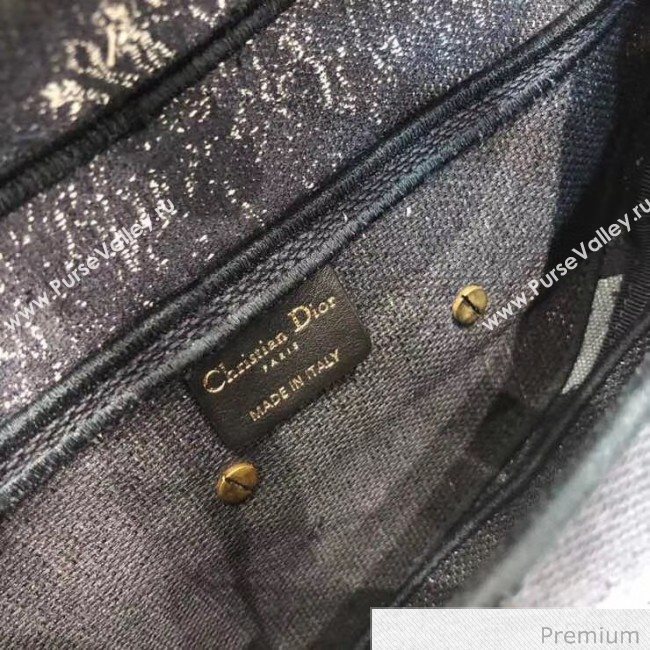 Dior Blue Multicolor Tie & Dior Embroidery Saddle Bag 2020 (BF-20071061)