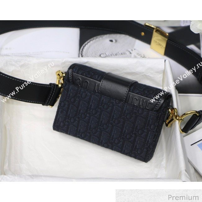 Dior 30 Montaigne Mini Box Shoulder Bag In Dior Oblique Jacquard Black 2020 (XXG-20071065)