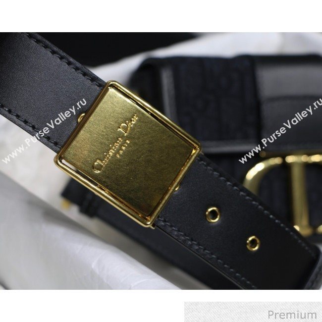 Dior 30 Montaigne Mini Box Shoulder Bag In Dior Oblique Jacquard Black 2020 (XXG-20071065)