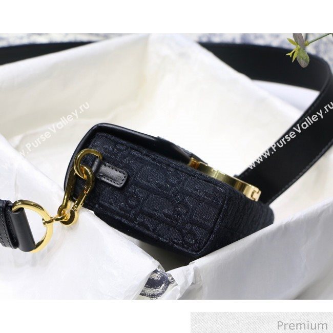 Dior 30 Montaigne Mini Box Shoulder Bag In Dior Oblique Jacquard Black 2020 (XXG-20071065)