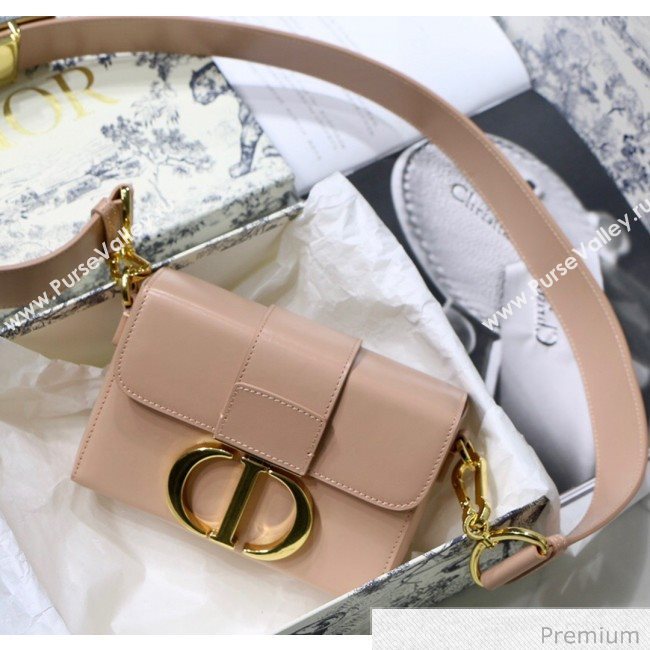 Dior 30 Montaigne Mini Box Shoulder Bag in Pink Box Calfskin 2020 (XXG-20071066)
