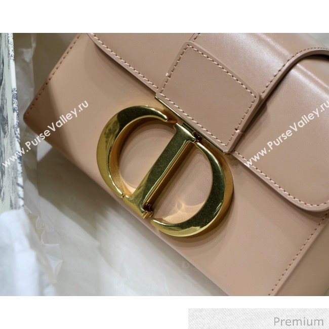 Dior 30 Montaigne Mini Box Shoulder Bag in Pink Box Calfskin 2020 (XXG-20071066)