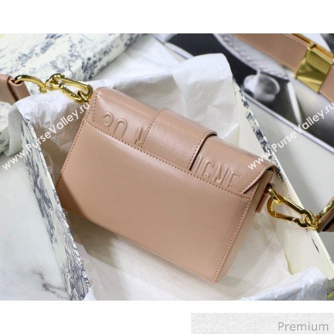 Dior 30 Montaigne Mini Box Shoulder Bag in Pink Box Calfskin 2020 (XXG-20071066)