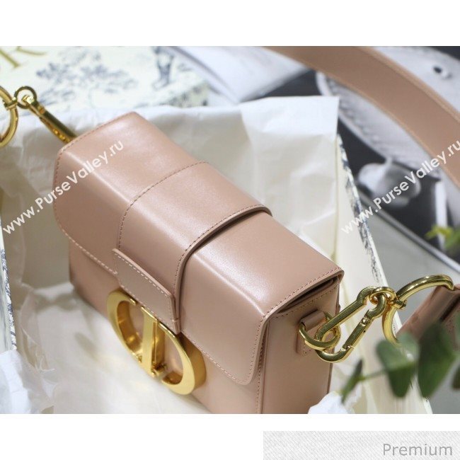 Dior 30 Montaigne Mini Box Shoulder Bag in Pink Box Calfskin 2020 (XXG-20071066)
