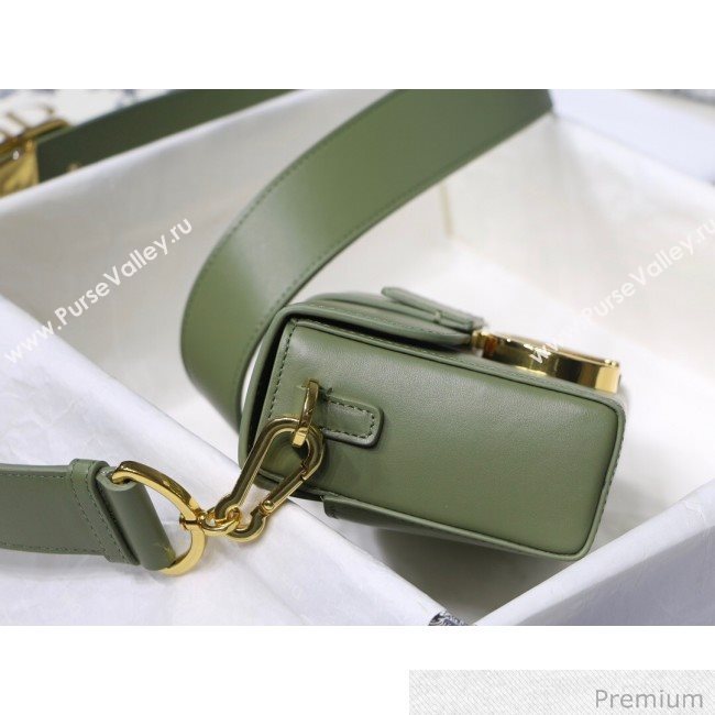 Dior 30 Montaigne Mini Box Shoulder Bag in Green Box Calfskin 2020 (XXG-20071068)