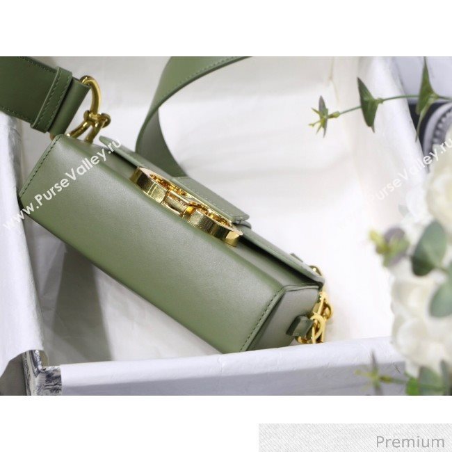 Dior 30 Montaigne Mini Box Shoulder Bag in Green Box Calfskin 2020 (XXG-20071068)