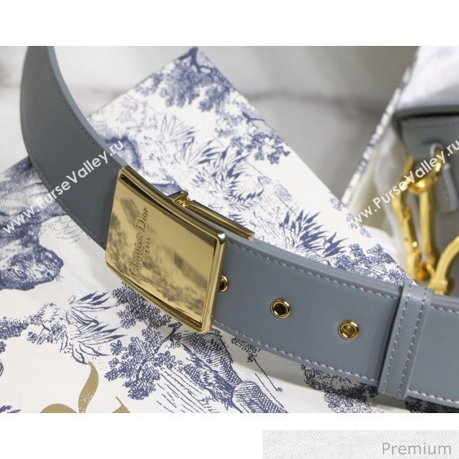 Dior 30 Montaigne Mini Box Shoulder Bag in Grey Box Calfskin 2020 (XXG-20071070)