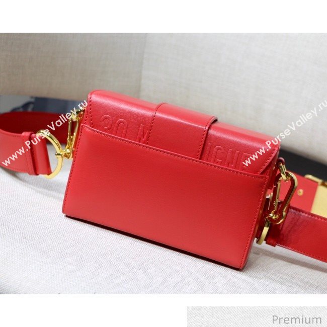 Dior 30 Montaigne Mini Box Shoulder Bag in Red Box Calfskin 2020 (XXG-20071069)