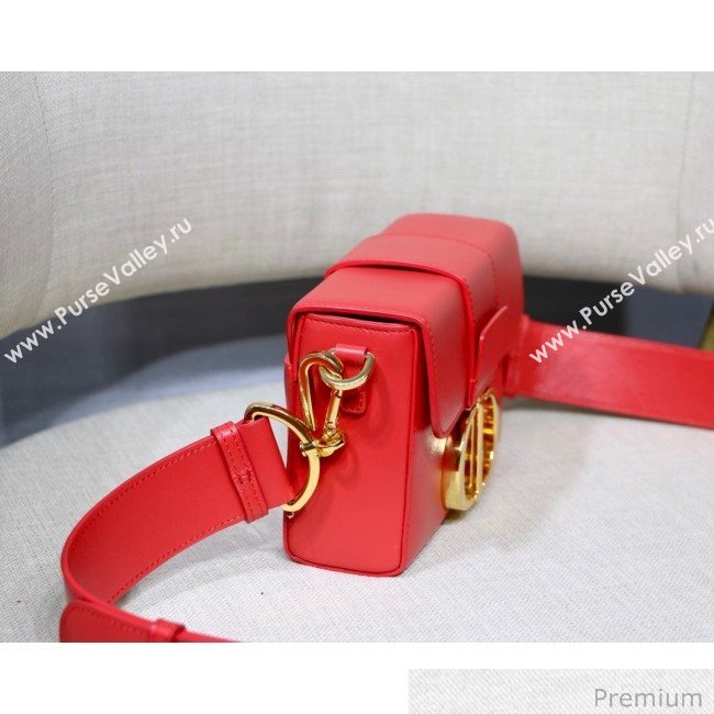 Dior 30 Montaigne Mini Box Shoulder Bag in Red Box Calfskin 2020 (XXG-20071069)