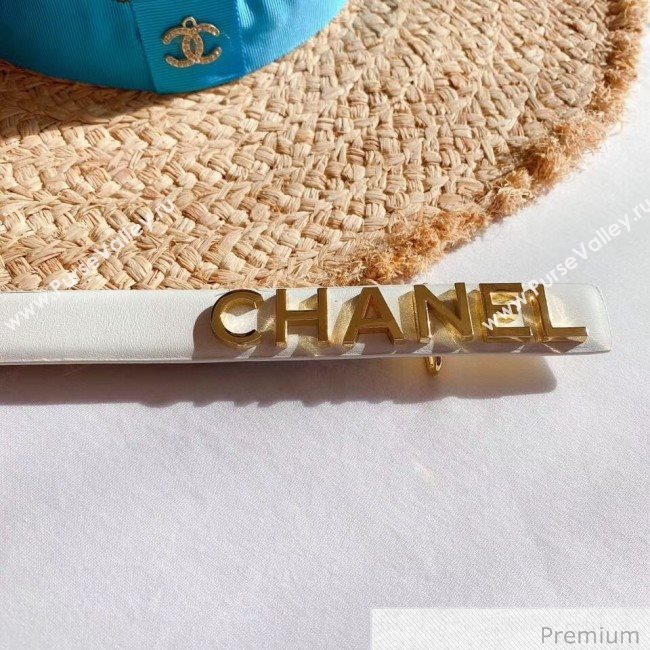 Chanel Calfskin Belt 25 with CHANEL Charm White 2020 (99-20070830)