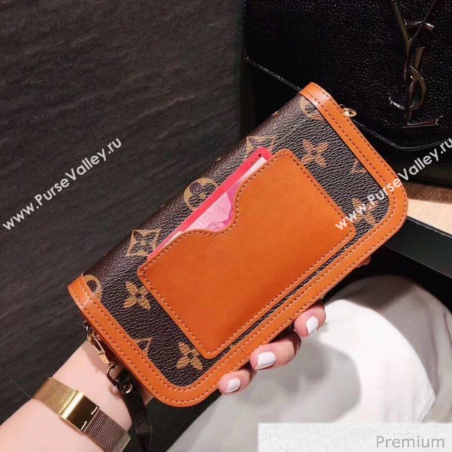 Louis Vuitton Monogram Canvas iPhone Clutch/Crossbody Bag 01 2020 (SJK-20070801)