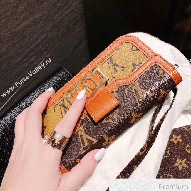 Louis Vuitton Monogram Canvas iPhone Clutch/Crossbody Bag 01 2020 (SJK-20070801)