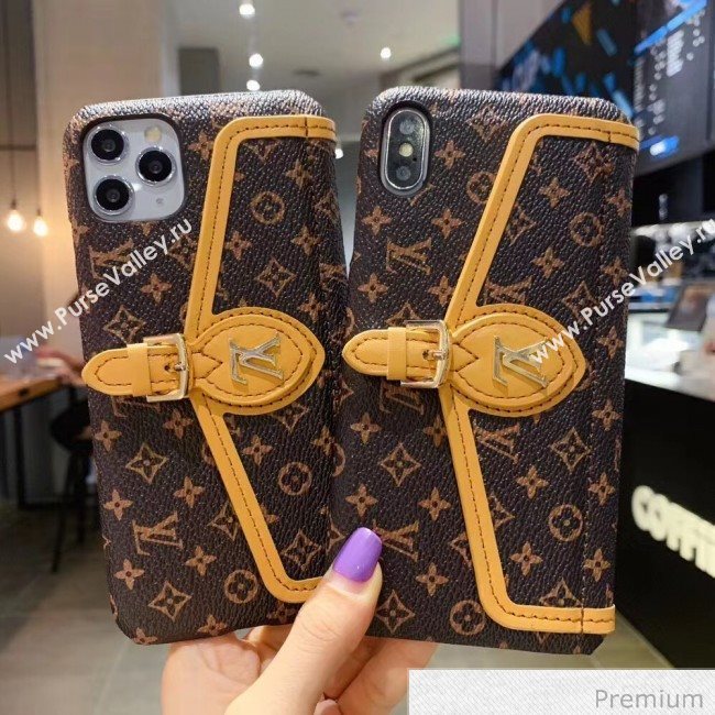 Louis Vuitton Monogram Canvas iPhone Clutch/Crossbody Bag 02 2020 (SJK-20070802)