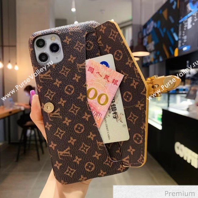 Louis Vuitton Monogram Canvas iPhone Clutch/Crossbody Bag 02 2020 (SJK-20070802)