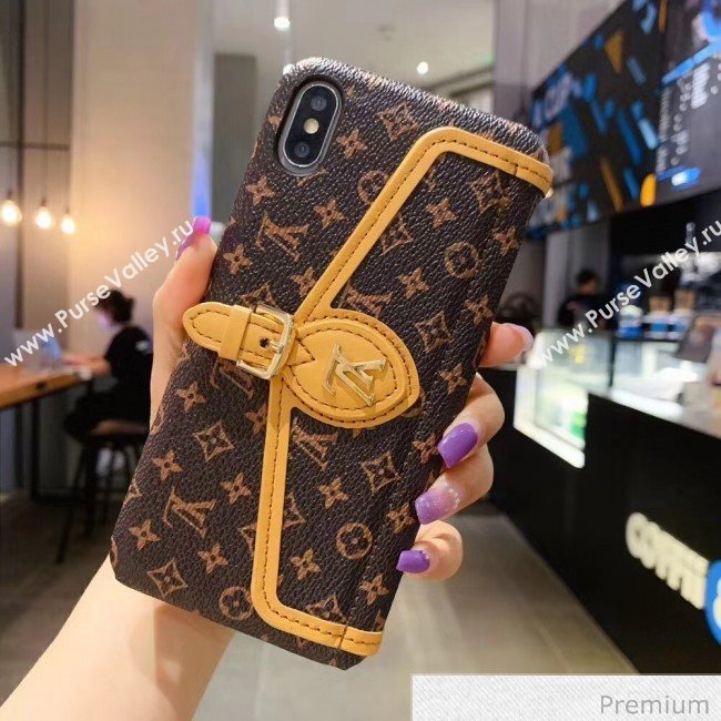 Louis Vuitton Monogram Canvas iPhone Clutch/Crossbody Bag 02 2020 (SJK-20070802)