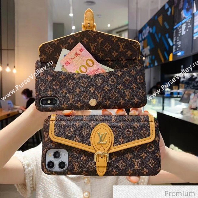 Louis Vuitton Monogram Canvas iPhone Clutch/Crossbody Bag 02 2020 (SJK-20070802)