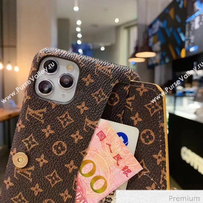 Louis Vuitton Monogram Canvas iPhone Clutch/Crossbody Bag 02 2020 (SJK-20070802)