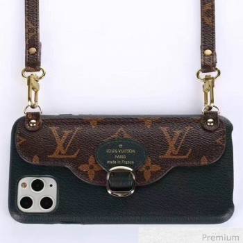 Louis Vuitton Monogram Canvas iPhone Clutch/Crossbody Bag Navy Blue 05 2020 (SJK-20070805)