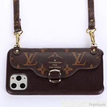 Louis Vuitton Monogram Canvas iPhone Clutch/Crossbody Bag Brown 06 2020 (SJK-20070806)