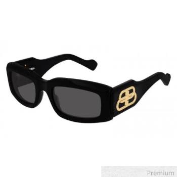 Balenciaga BB Sunglasses Black 01 2020 (A0-20070825)