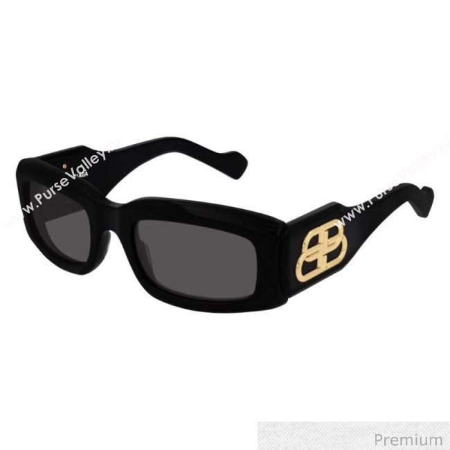 Balenciaga BB Sunglasses Black 01 2020 (A0-20070825)