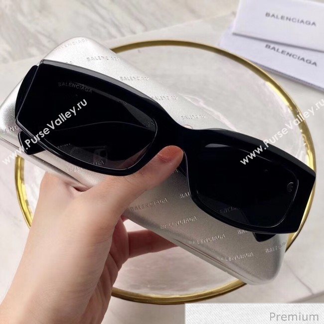 Balenciaga BB Sunglasses Black 01 2020 (A0-20070825)