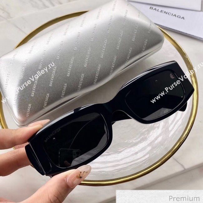 Balenciaga BB Sunglasses Black 01 2020 (A0-20070825)