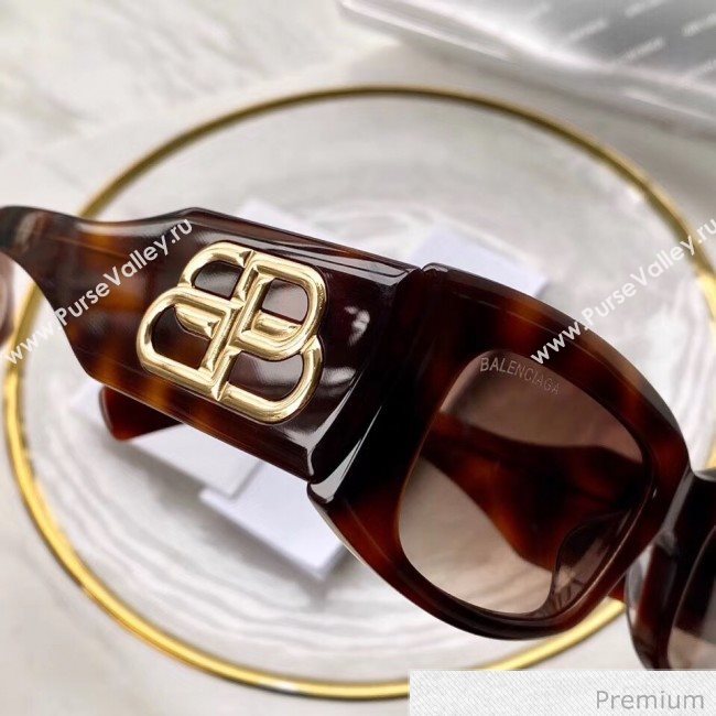 Balenciaga BB Sunglasses Brown 02 2020 (A0-20070826)