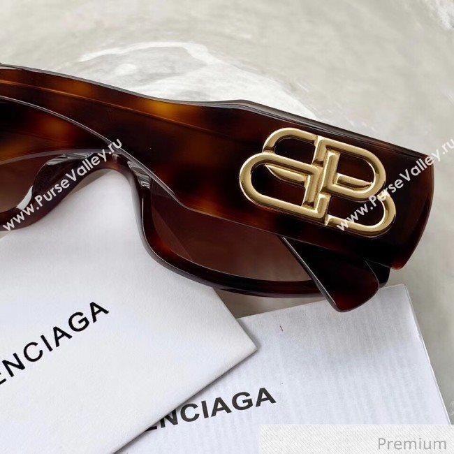 Balenciaga BB Sunglasses Brown 02 2020 (A0-20070826)