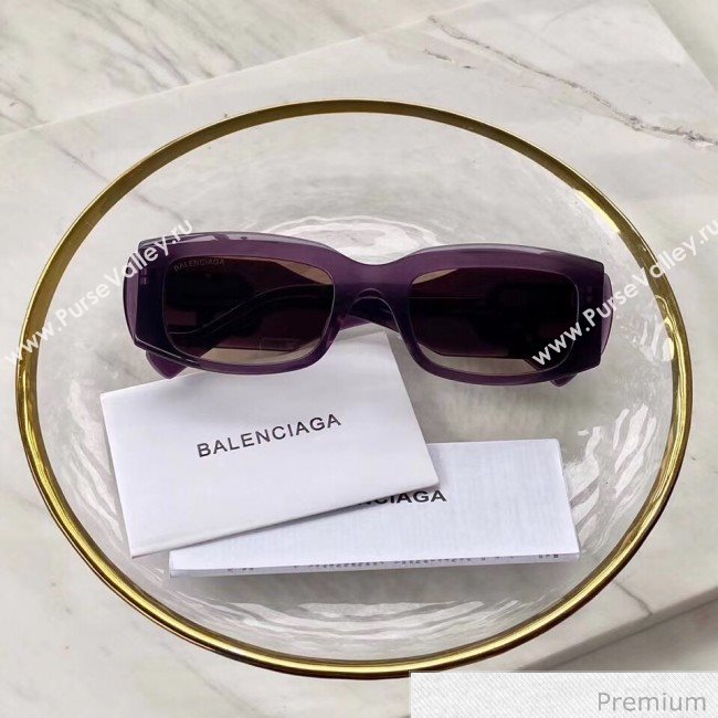 Balenciaga BB Sunglasses Purple 04 2020 (A0-20070828)