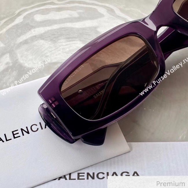 Balenciaga BB Sunglasses Purple 04 2020 (A0-20070828)