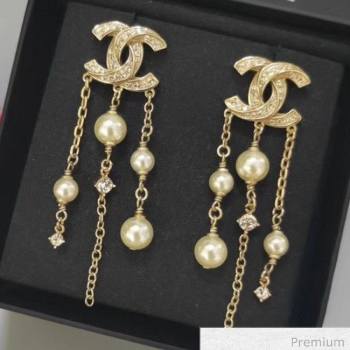 Chanel CC Tassel Short Earrings 66 2020 (YF-20070702)