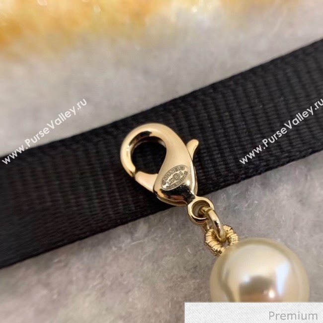 Chanel Pearl Bow Short Necklace 2020 (YF-20070706)