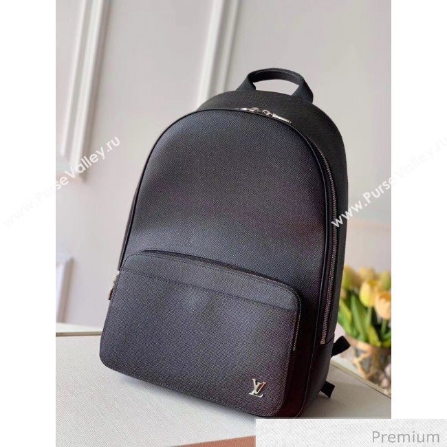 Louis Vuitton Mens Alex Backpack with Silver LV Emblem M30258 Black 2020 (KI-20070901)