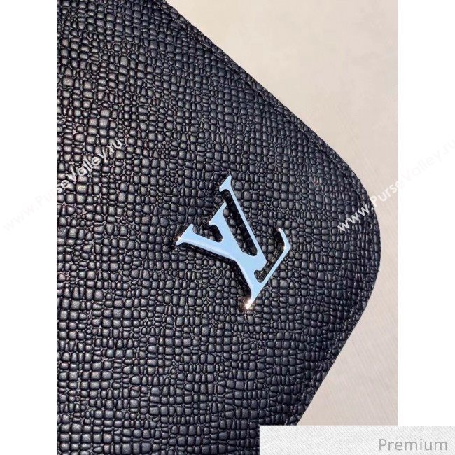 Louis Vuitton Mens Alex Backpack with Silver LV Emblem M30258 Black 2020 (KI-20070901)