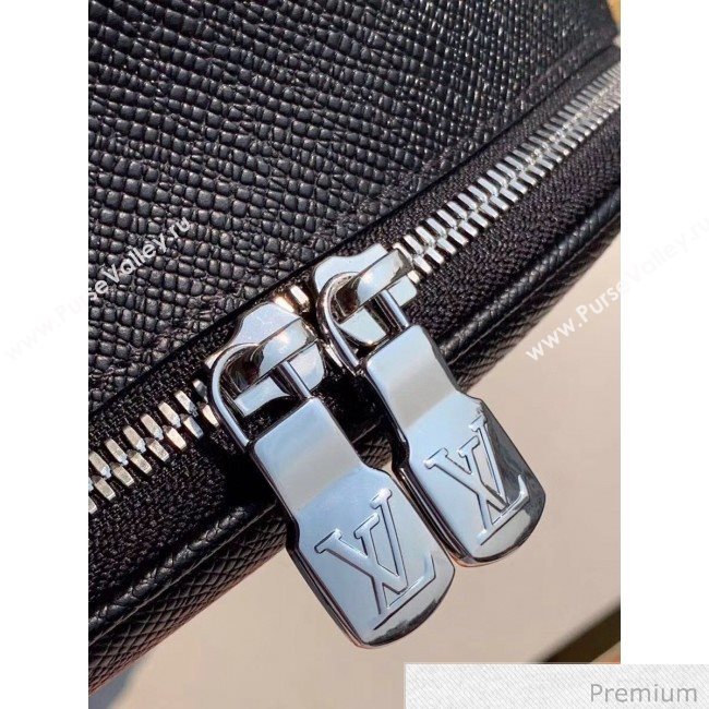 Louis Vuitton Mens Alex Backpack with Silver LV Emblem M30258 Black 2020 (KI-20070901)
