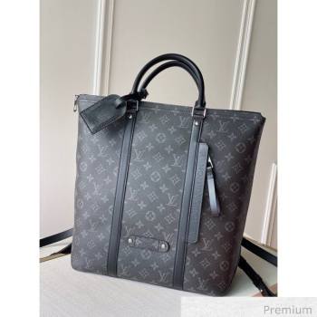 Louis Vuitton Mens Tote Backpack M45221 Monogram Eclipse Canvas 2020 (KI-20070917)