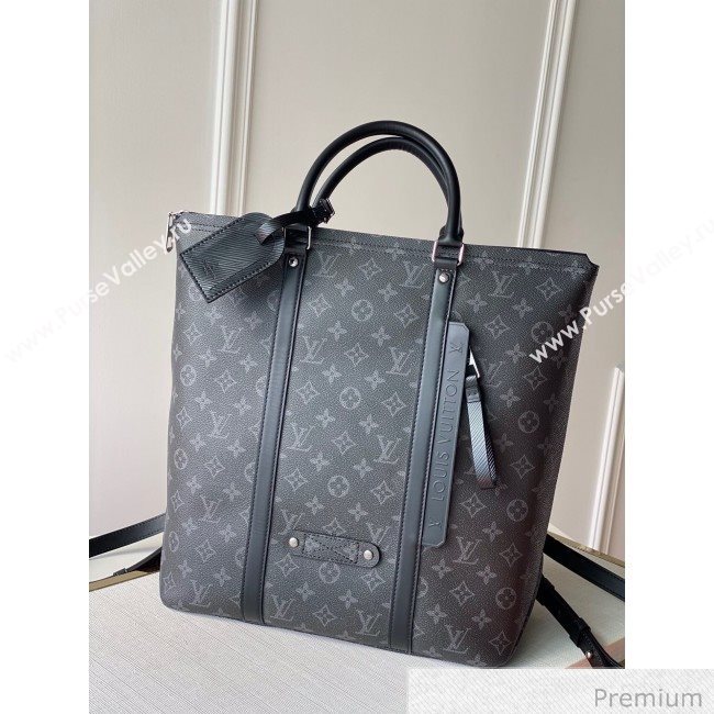 Louis Vuitton Mens Tote Backpack M45221 Monogram Eclipse Canvas 2020 (KI-20070917)