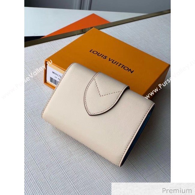 Louis Vuitton LV Circle Pont 9 Compact Wallet M69176 Cream White 2020 (KI-20070920)
